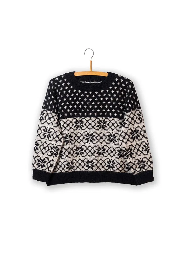 Isager Taquile kit tricot pull laine