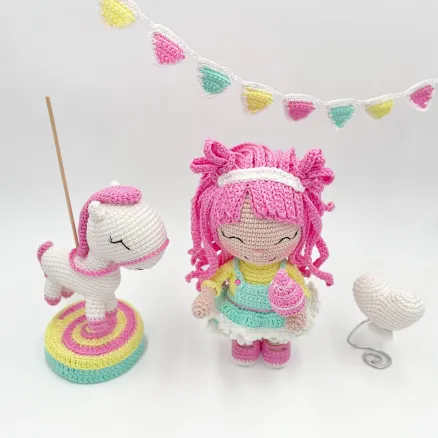 Valerie Fil un Crochet Gaspard et Candice livre fête foraine