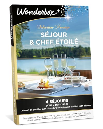 Wonderbox Séjour Chef Étoilé coffret nuit 2 pers gastronomie