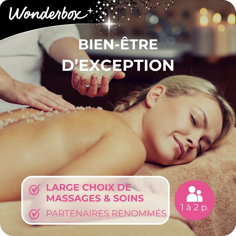 Wonderbox Beauté & bien-être coffret cadeau massage 1 à 2 pers.