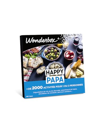 Wonderbox Happy Papa coffret cadeau multi-activités 1-2 pers