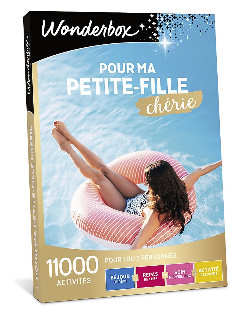 Wonderbox Ma Petite-Fille Chérie coffret cadeau multi-activités 1-2 pers