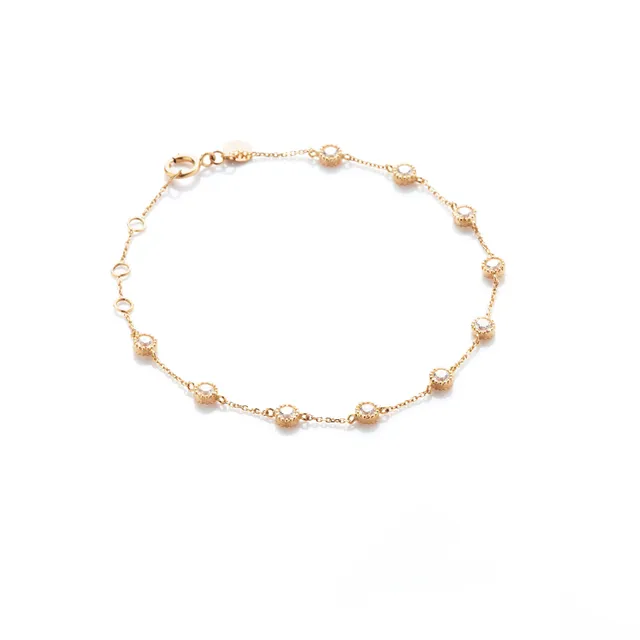 Angèle Brousse Cessi bracelet multi-pierres topazes or jaune
