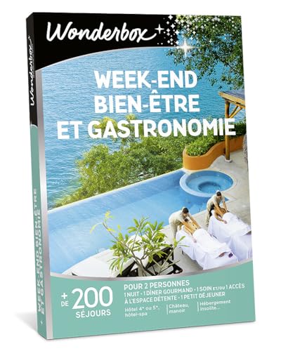 Wonderbox Week-End Bien-être coffret séjour 1 nuit 2 pers