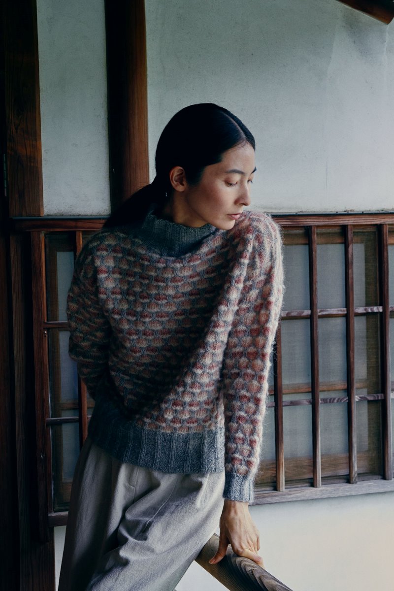 Isager Yarn Kits Sakura kit tricot laine avec patron