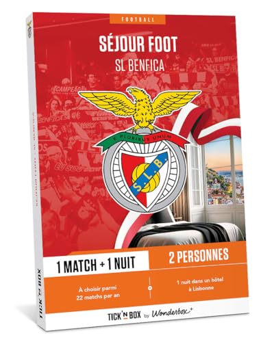 Tick&Box SL Benfica séjour match + hôtel coffret 2 pers