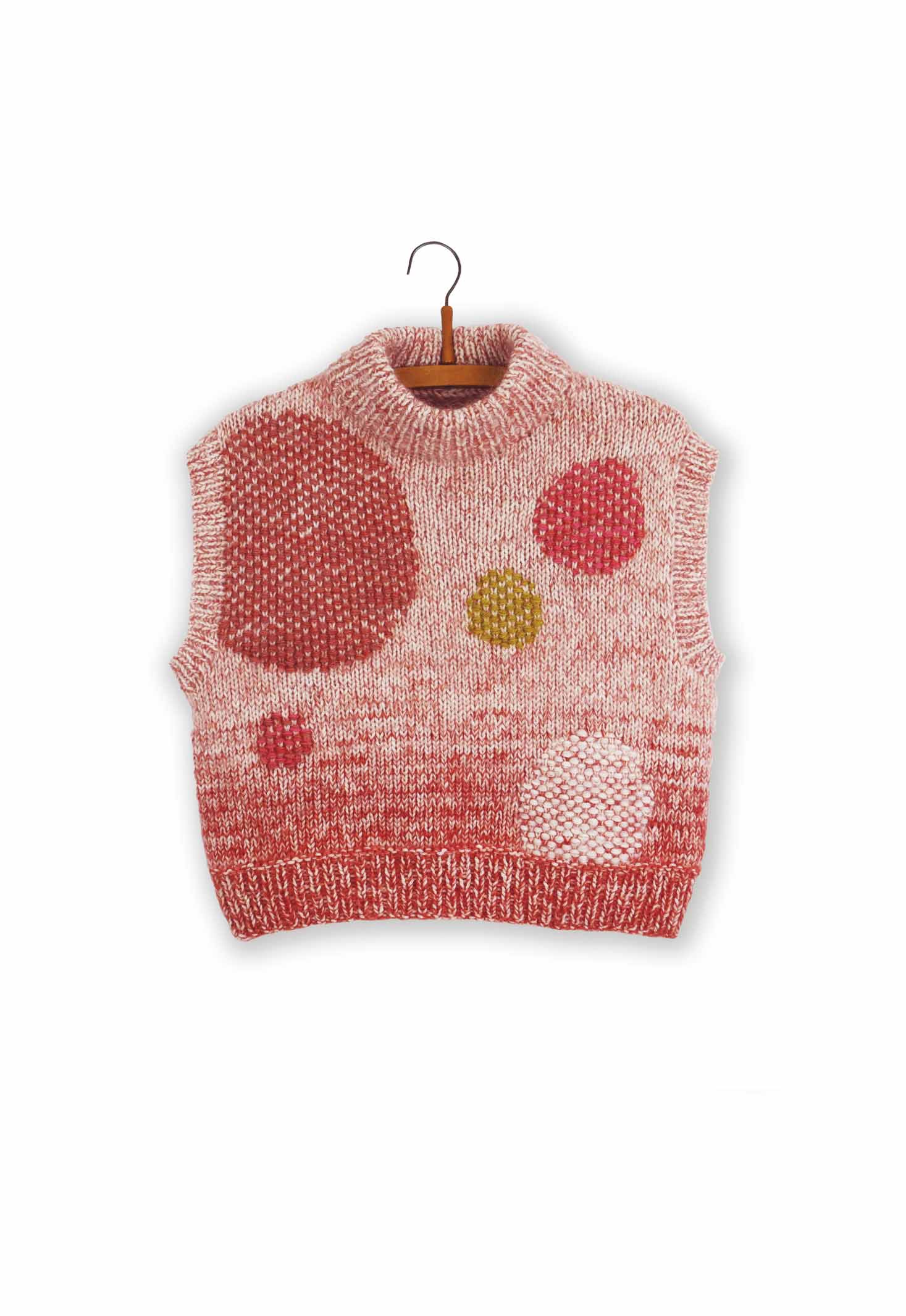 Isager Bloom Vest kit tricot gilet femme laine