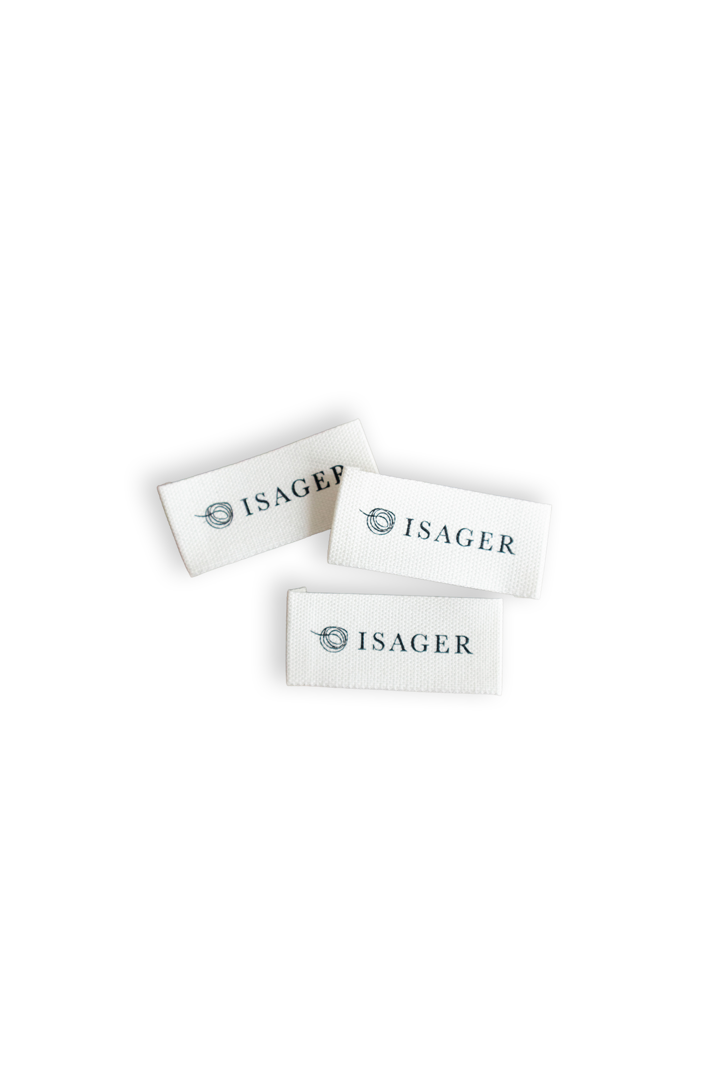 Isager Labels étiquettes couture à coudre tissées