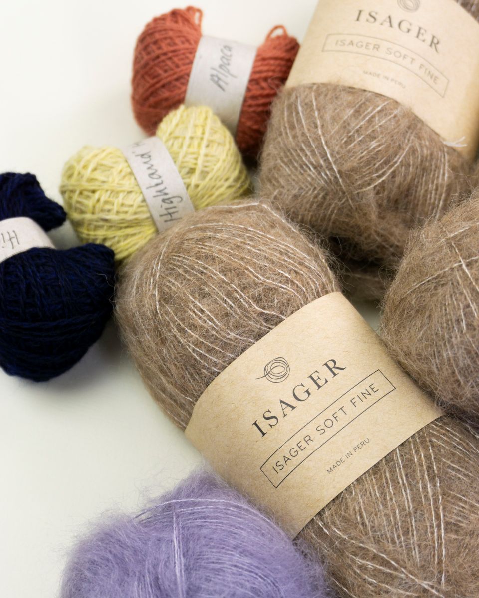 Isager Yarn Kits Gunta Shirt kit tricot laine femme