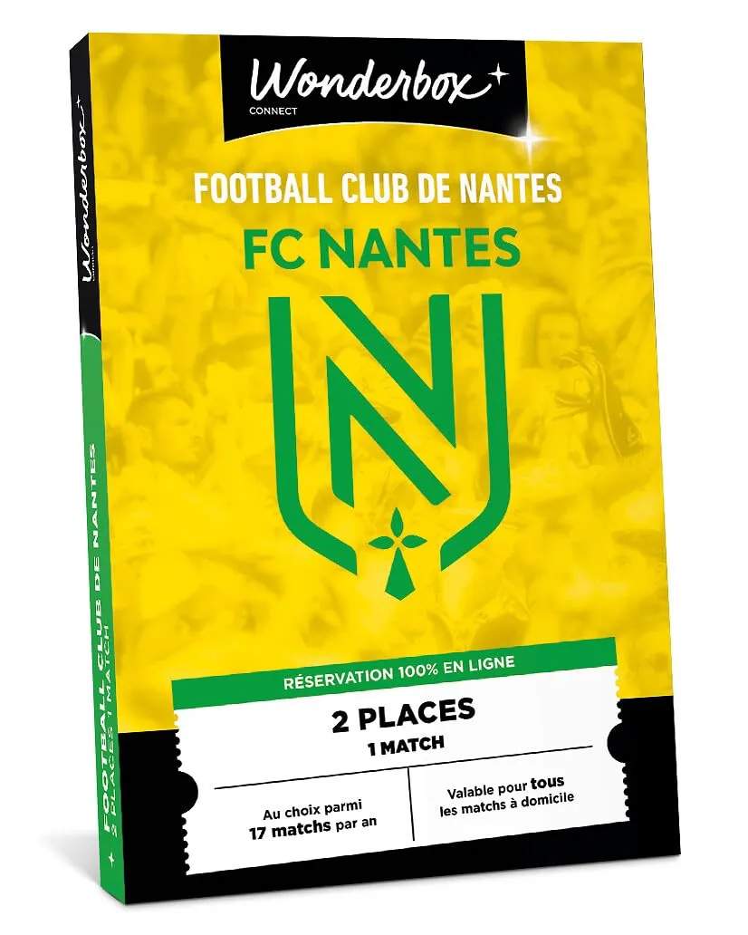 Wonderbox Connect FC Nantes coffret match 2 pers