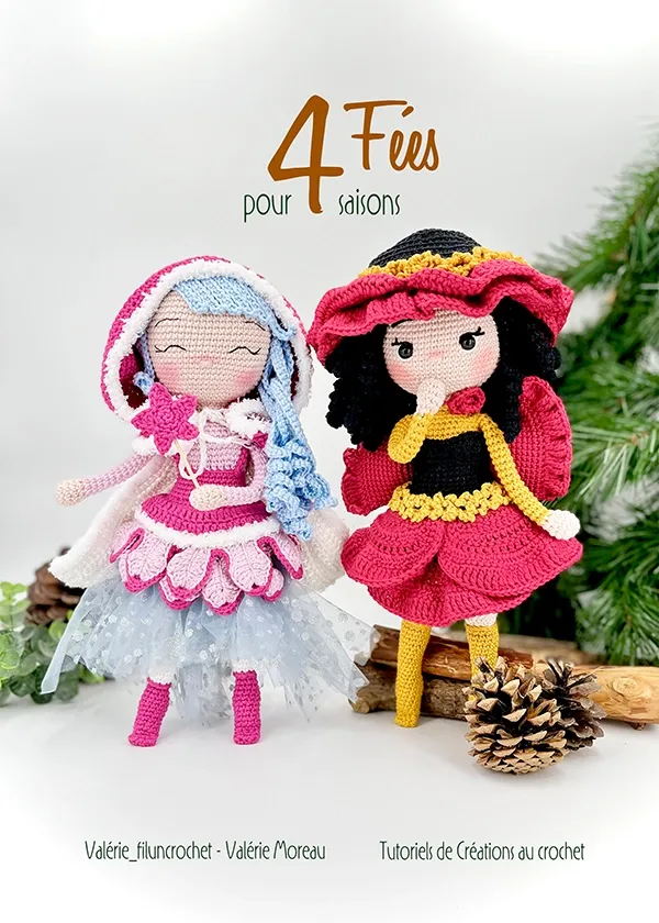 Valerie Fil Un Crochet 4 Fées pour 4 Saisons livre 48 pages