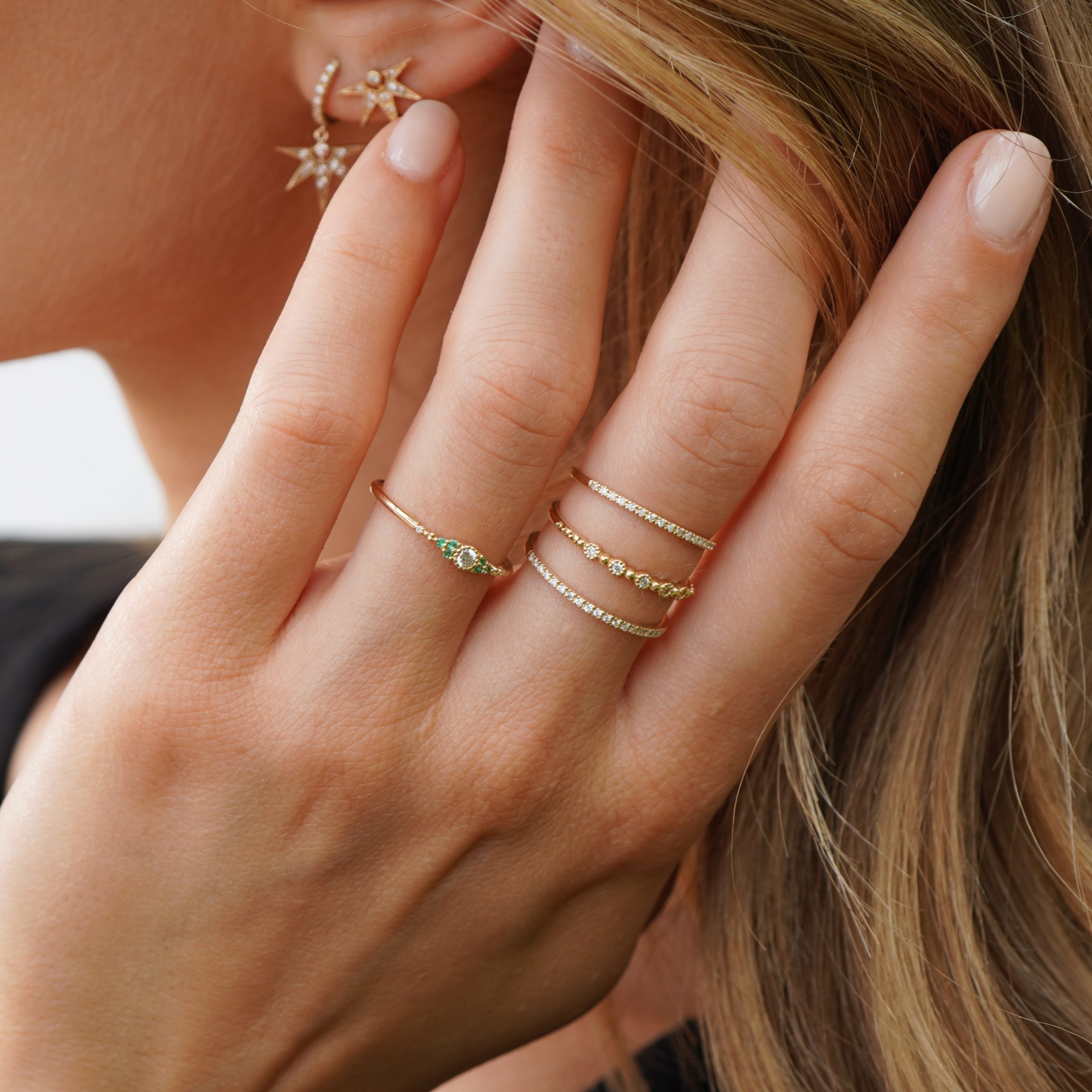 Angèle Brousse Nina Small bague or 18 carats diamant