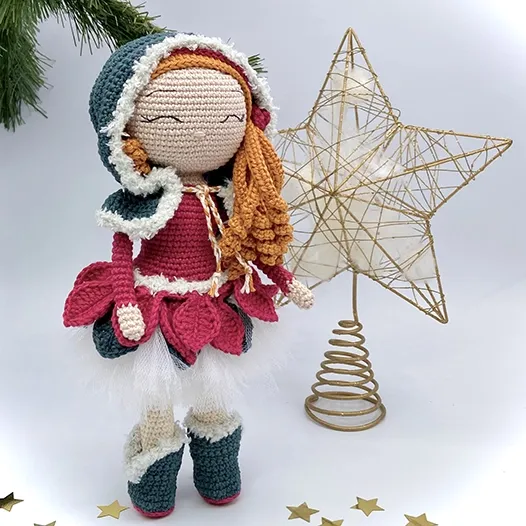 Valerie Les Tutoriels Rose et Lumi tutoriel crochet Noël