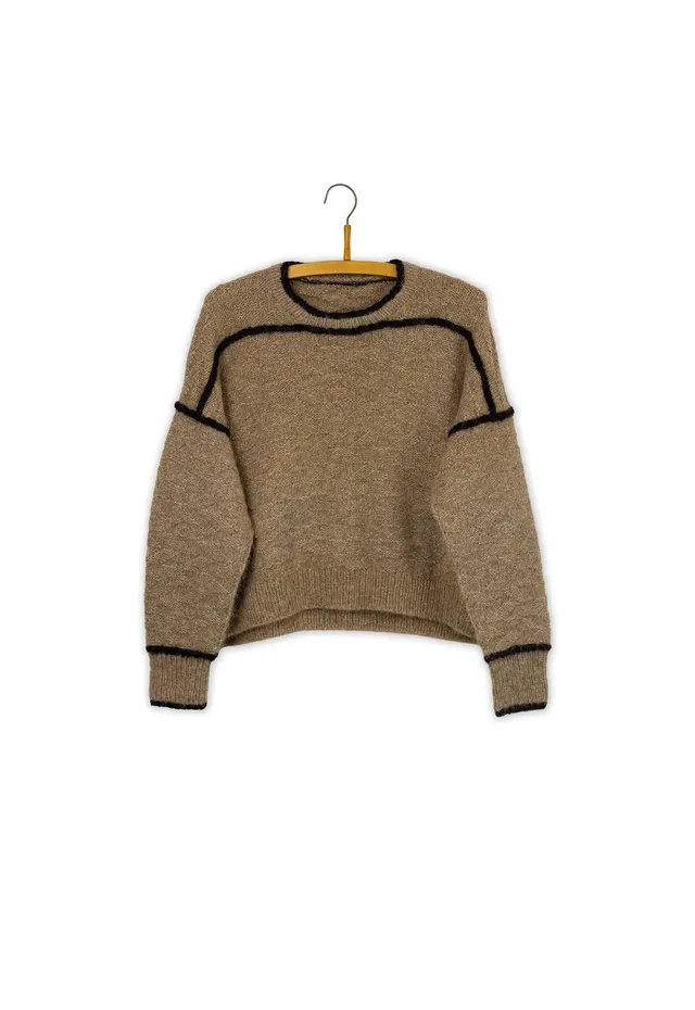 Isager Zoe Loop Sweater kit pull laine