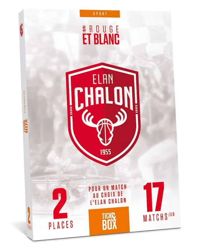 Tick&Box Élan Chalon coffret cadeau 2 places basket