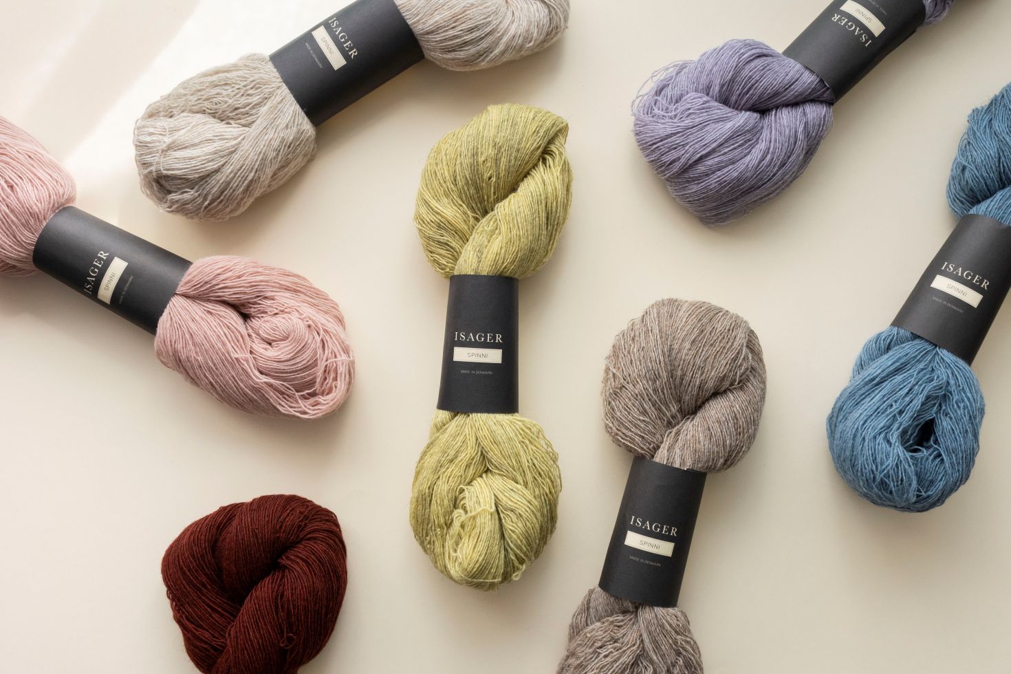 Isager Spinni fil à tricoter laine 50 g dentelle