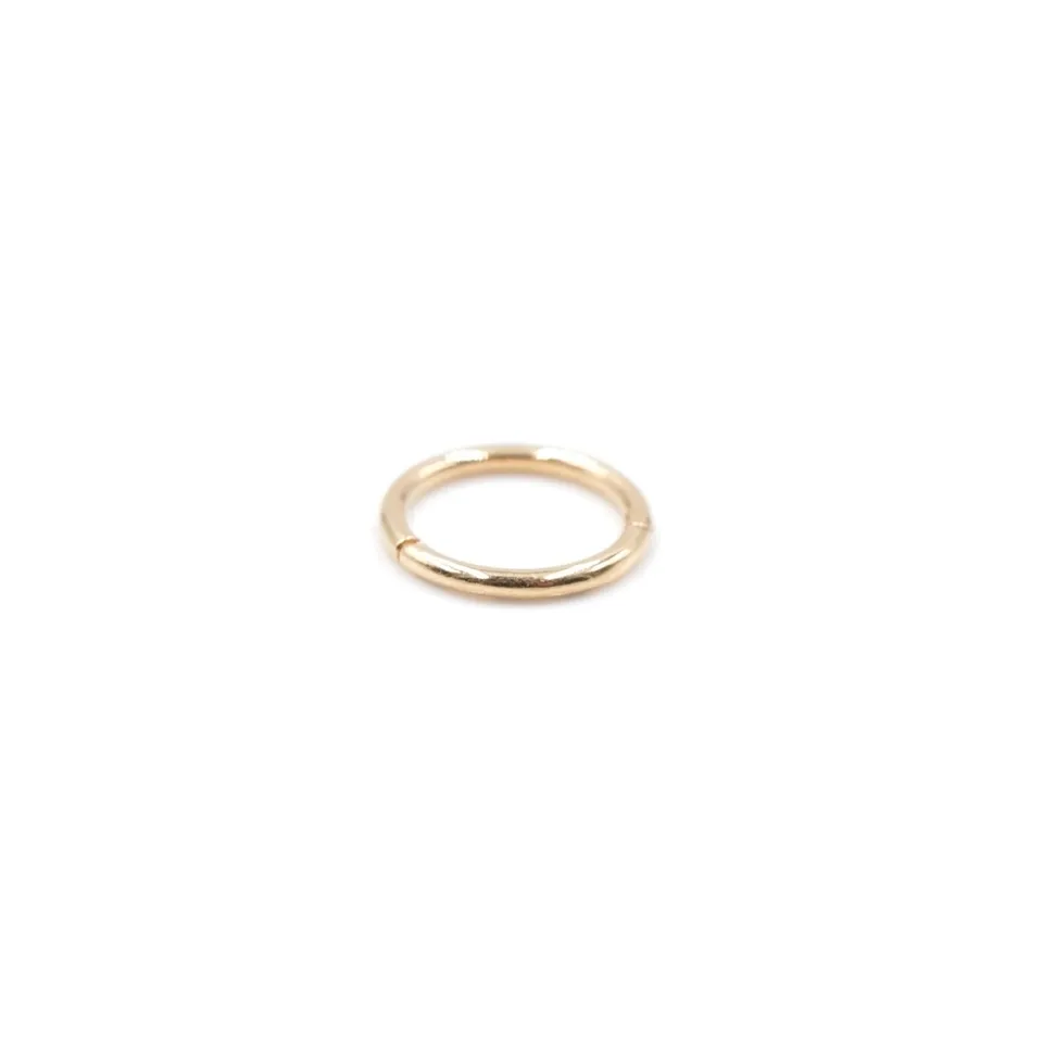 Angèle Brousse Circle n°5 mini créole or jaune 18 carats 5 mm
