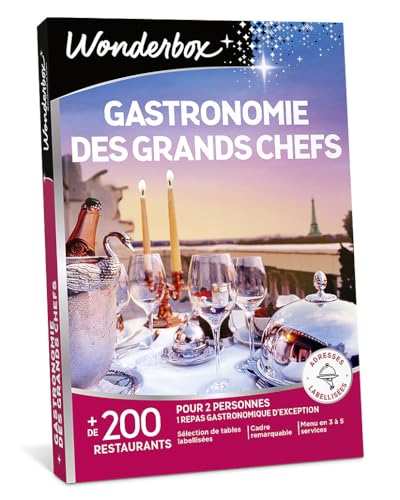Wonderbox Gastronomie Grands Chefs coffret resto 2 pers étoilé
