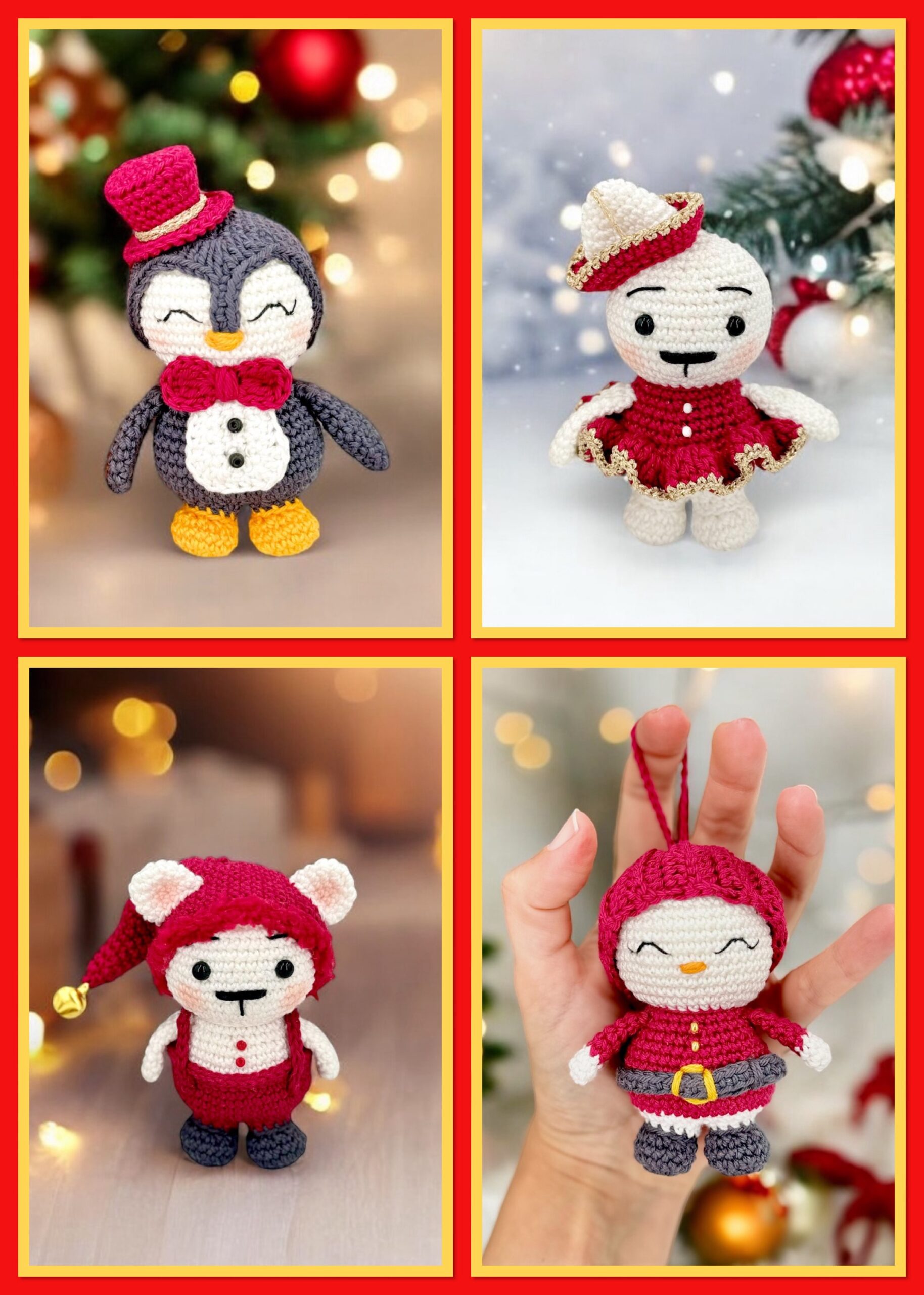 Valerie Les 4 Funambules de Noël kit crochet + livre
