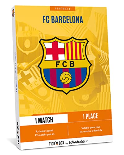 Tick&Box FC Barcelone coffret match foot 1 place domicile