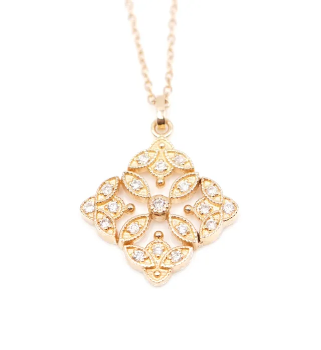 Angèle Brousse Romance collier or 18 carats diamants 50 cm