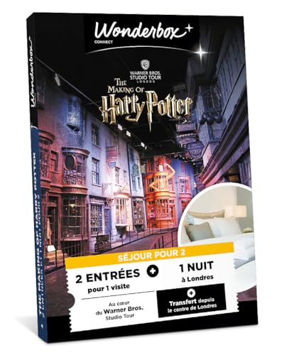 Wonderbox Connect Harry Potter Studio coffret séjour 2 pers Londres