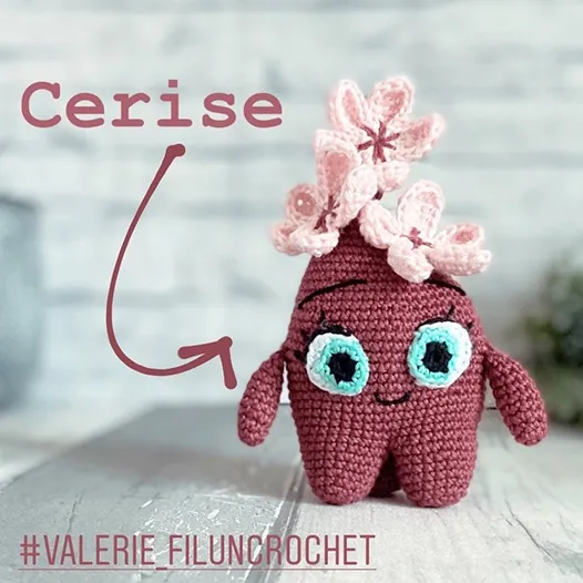 Valerie Fil Un Crochet Les Tutoriels Tiaré Lumini fiche crochet cerise