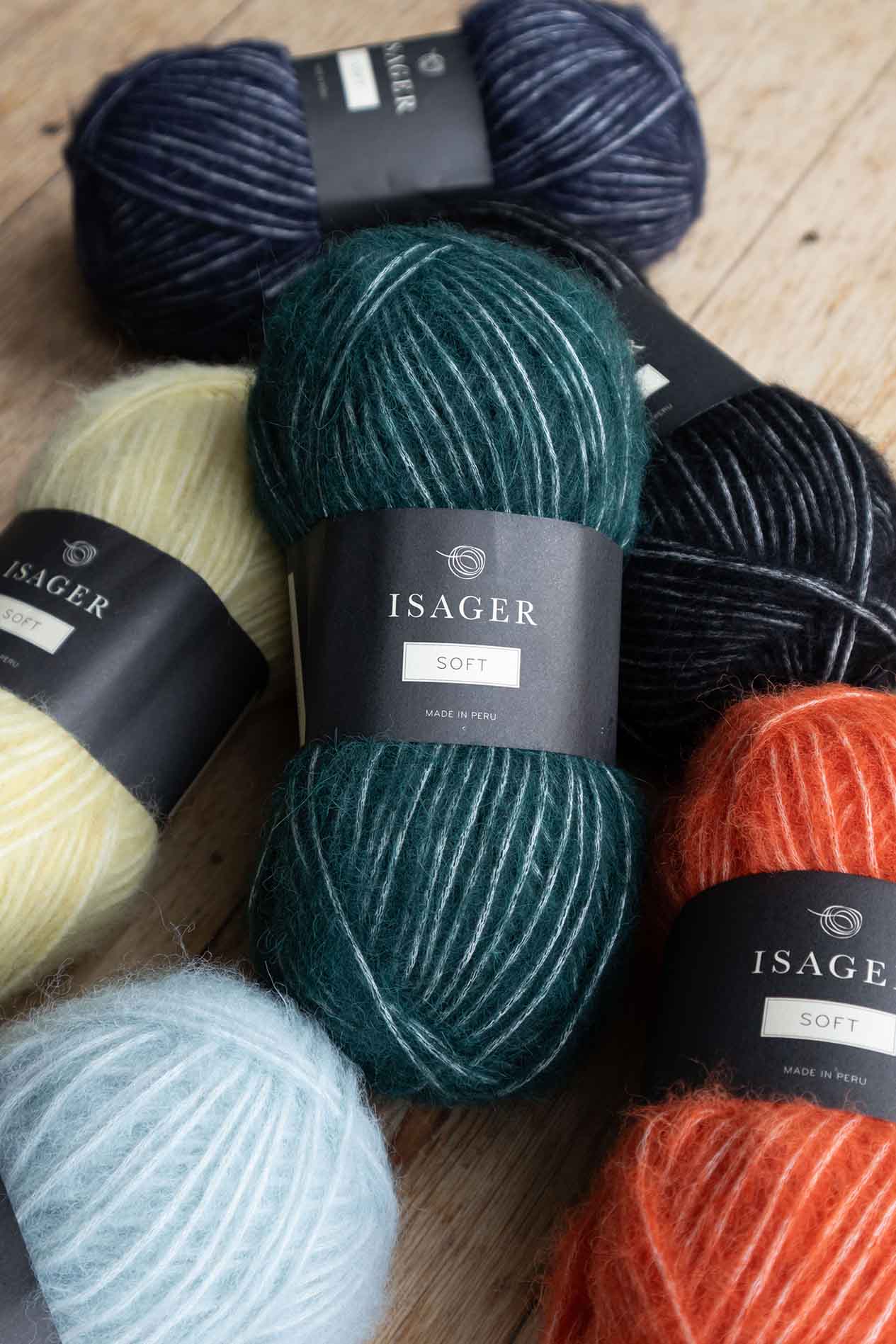 Isager Yarn Soft fil à tricoter laine