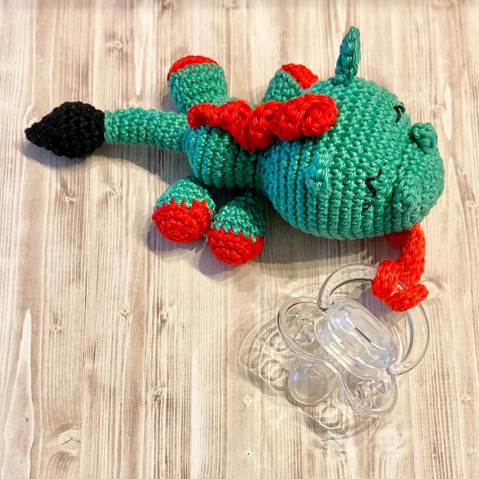 Valerie Fil un Crochet Doudou Dragon patron crochet PDF bébé