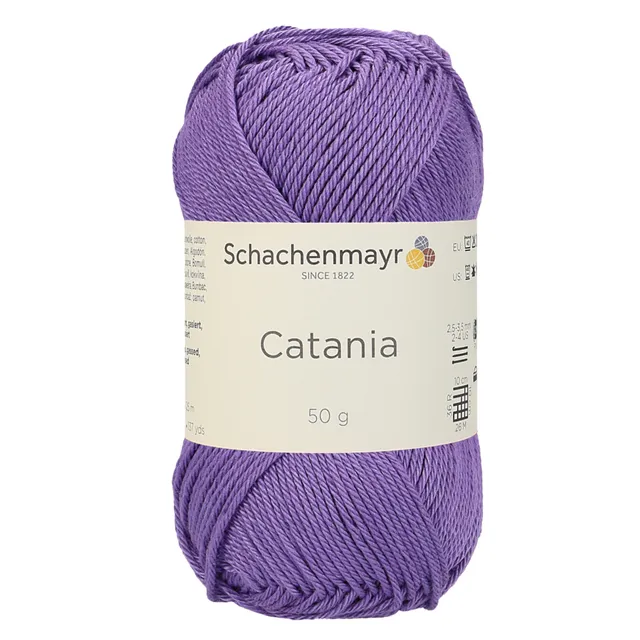 Schachenmayr Catania 0113 fil coton violet 50 g