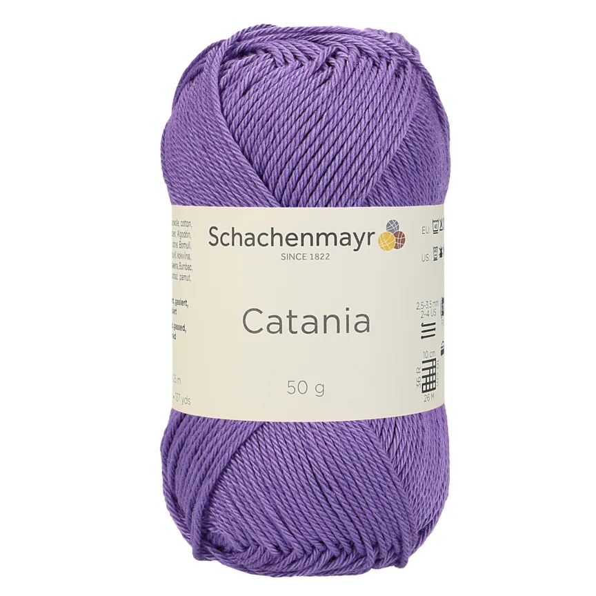 Schachenmayr Catania 0113 fil coton violet 50 g