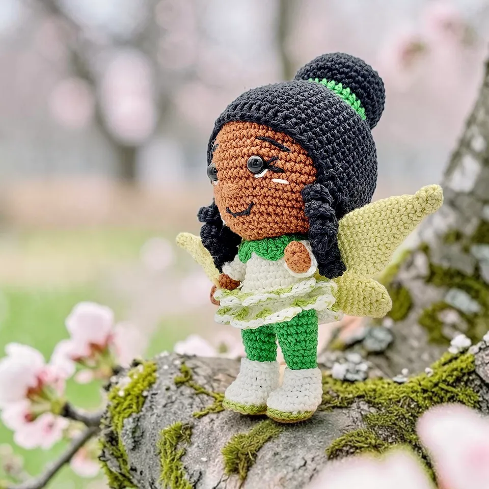 Féélicia Flora fée patron crochet tutoriel