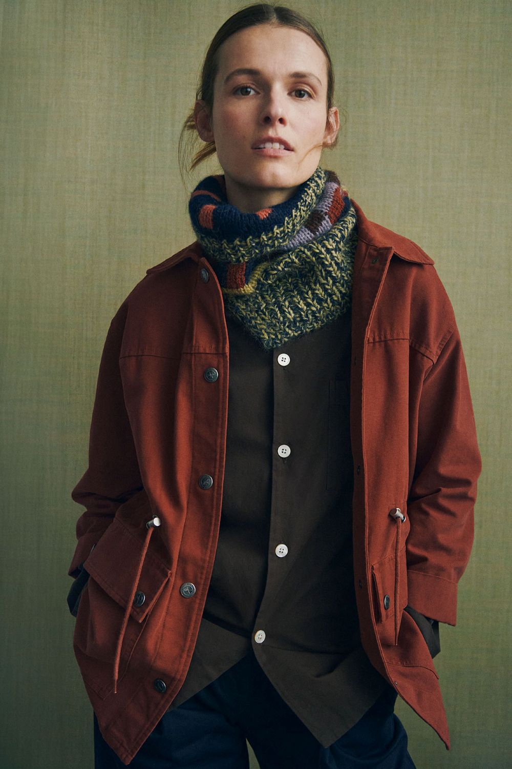 Isager Anni Cowl kit tricot snood col laine