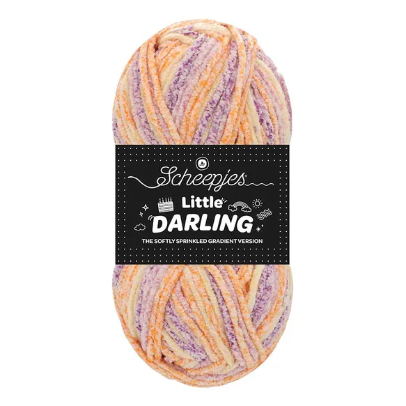 Scheepjes Little Darling 02 fil chenille Sunset nuancé