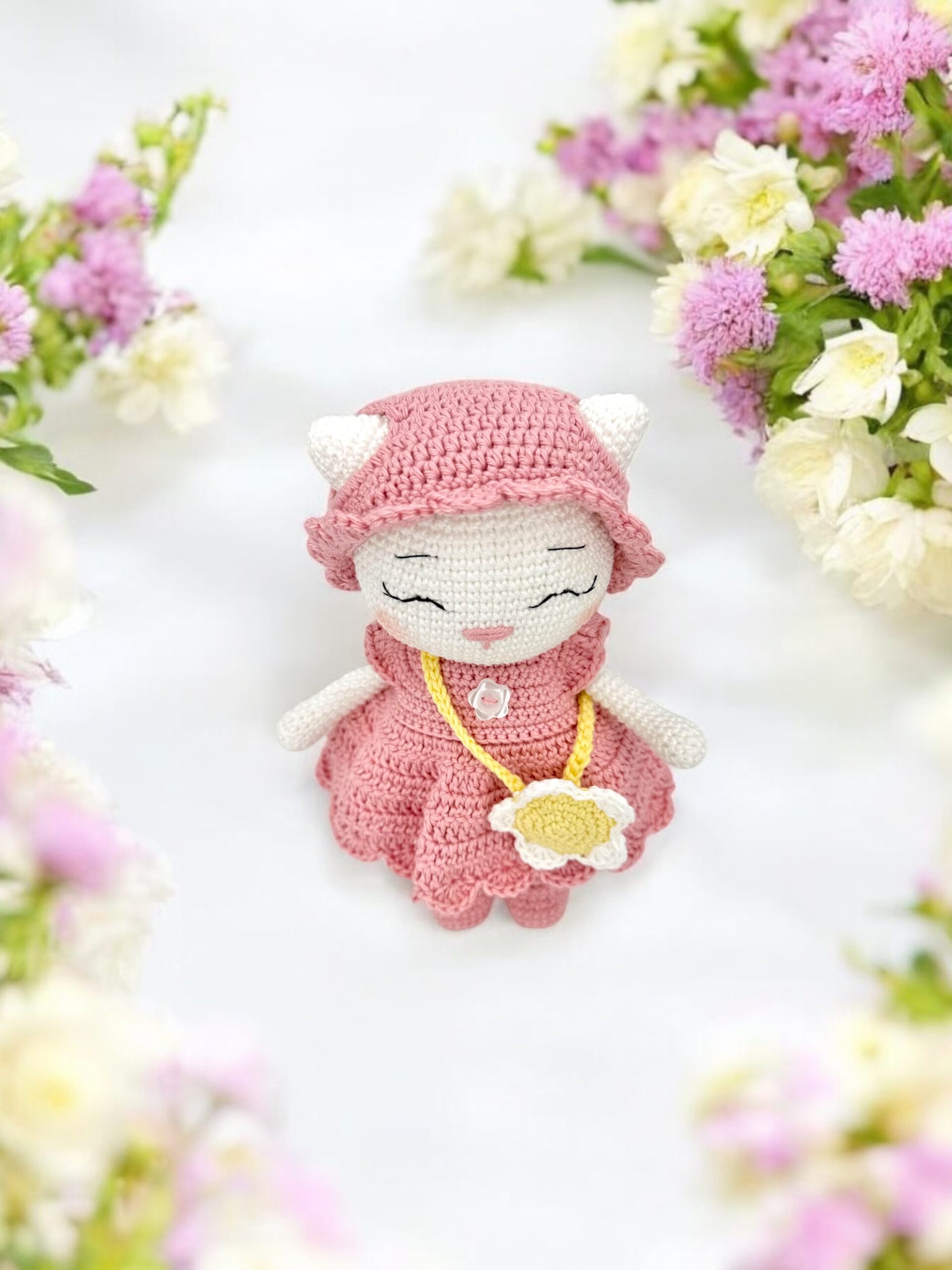 Chacha le chaton romantique livre patron crochet chat