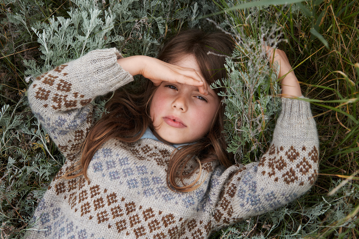 Isager Carlos Sweater kit tricot pull en laine