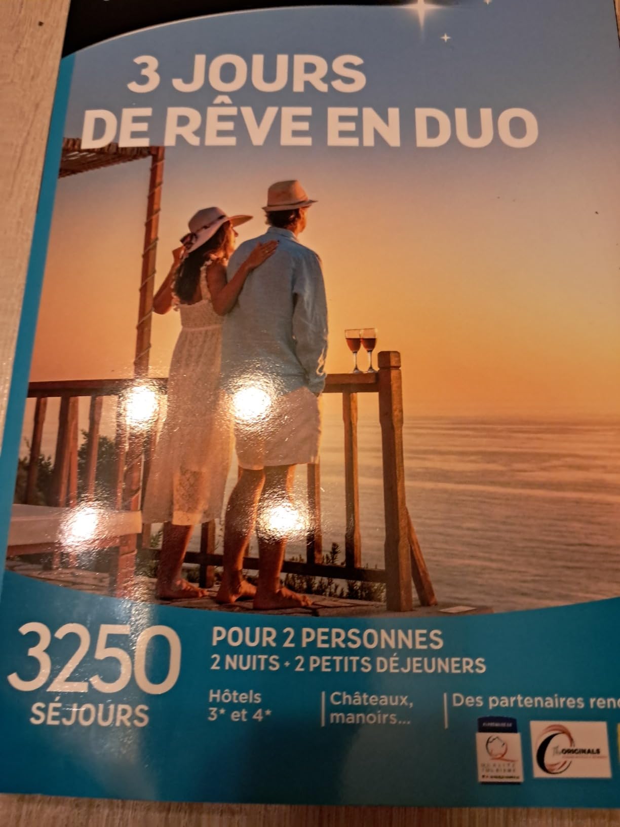 Wonderbox 3 Jours De Rêve en Duo coffret séjour 2 nuits 2 pers
