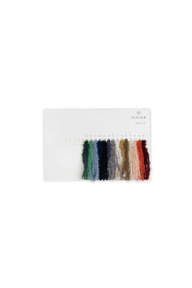 Isager Accessories Bouclé Shadecard nuancier laine