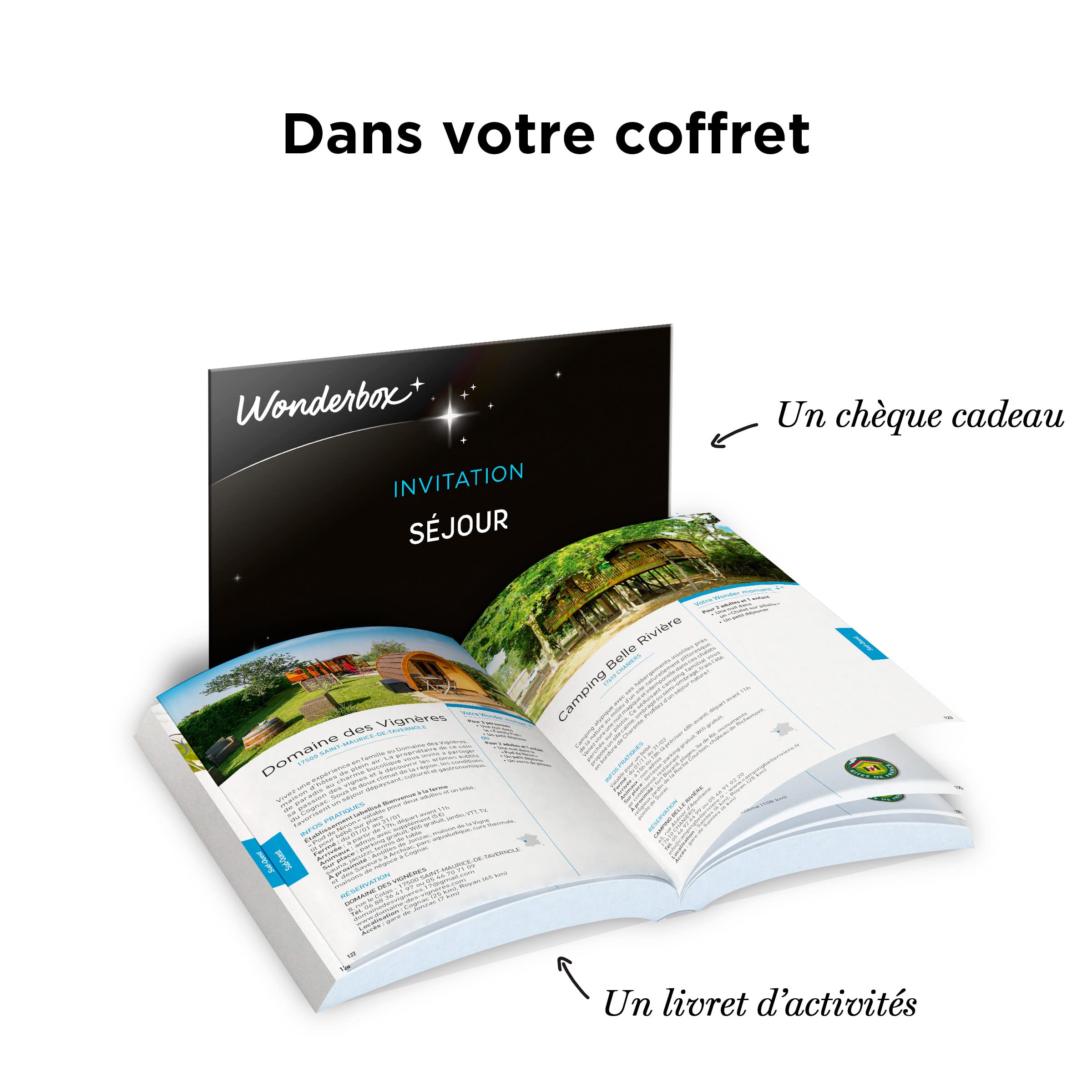 Wonderbox Week-End Nouvelle Aquitaine Occitanie coffret 2 personnes