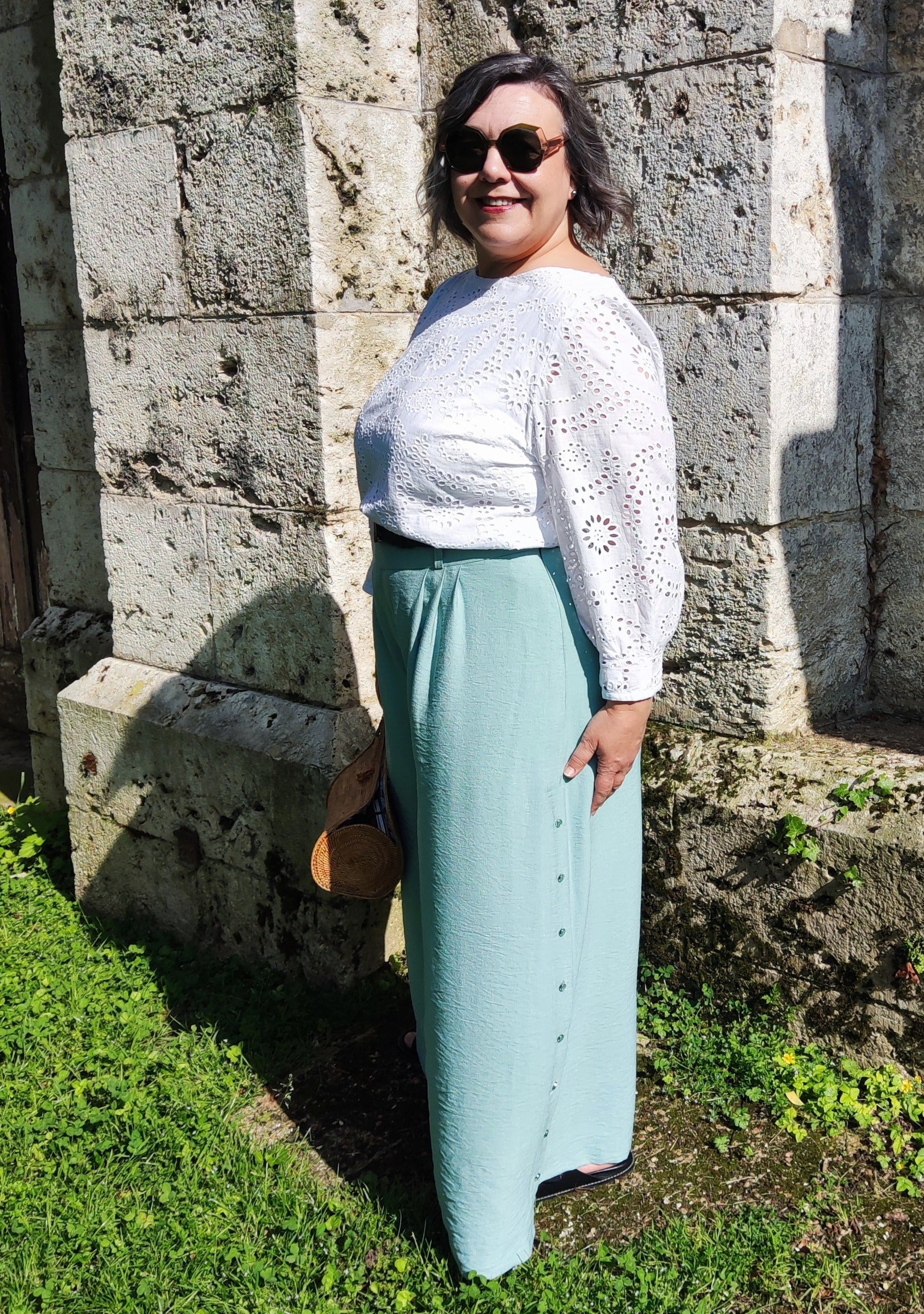 Laeti & Léa Andromède 32-52 patron couture pantalon PDF palazzo