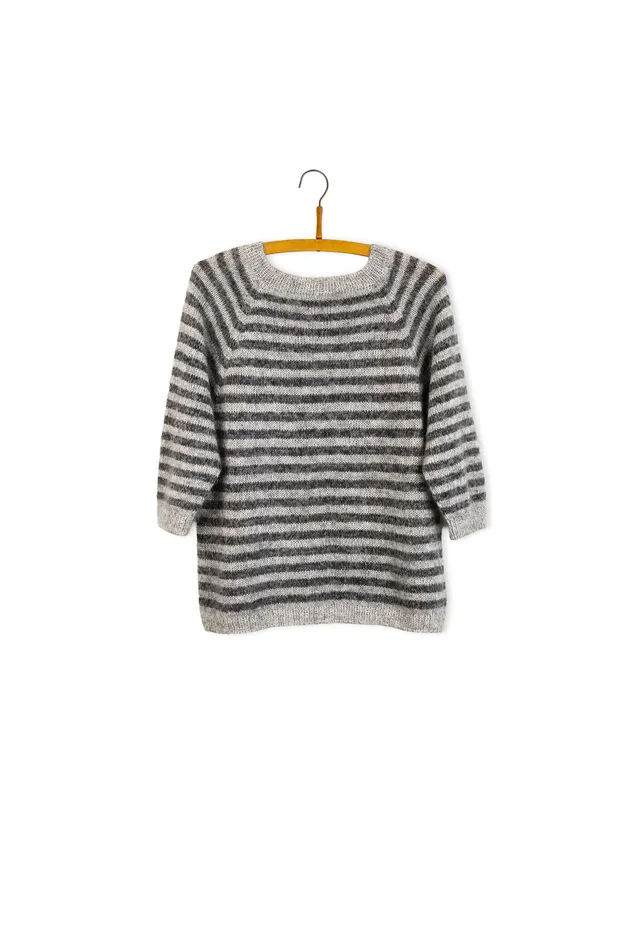 Isager Yarn Kits Lumi Sweater kit tricot pull
