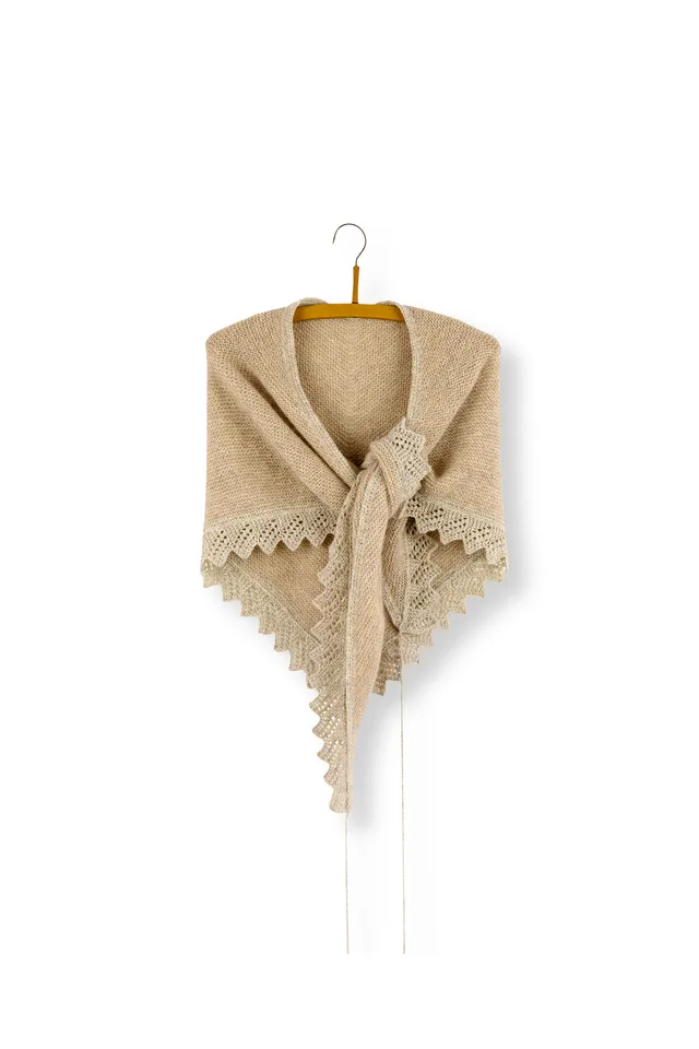 Isager Herning shawl patron châle ajouré