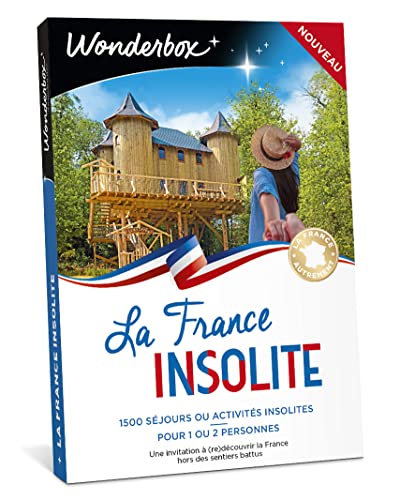 Wonderbox La France Insolite coffret insolite 1-2 pers 1500