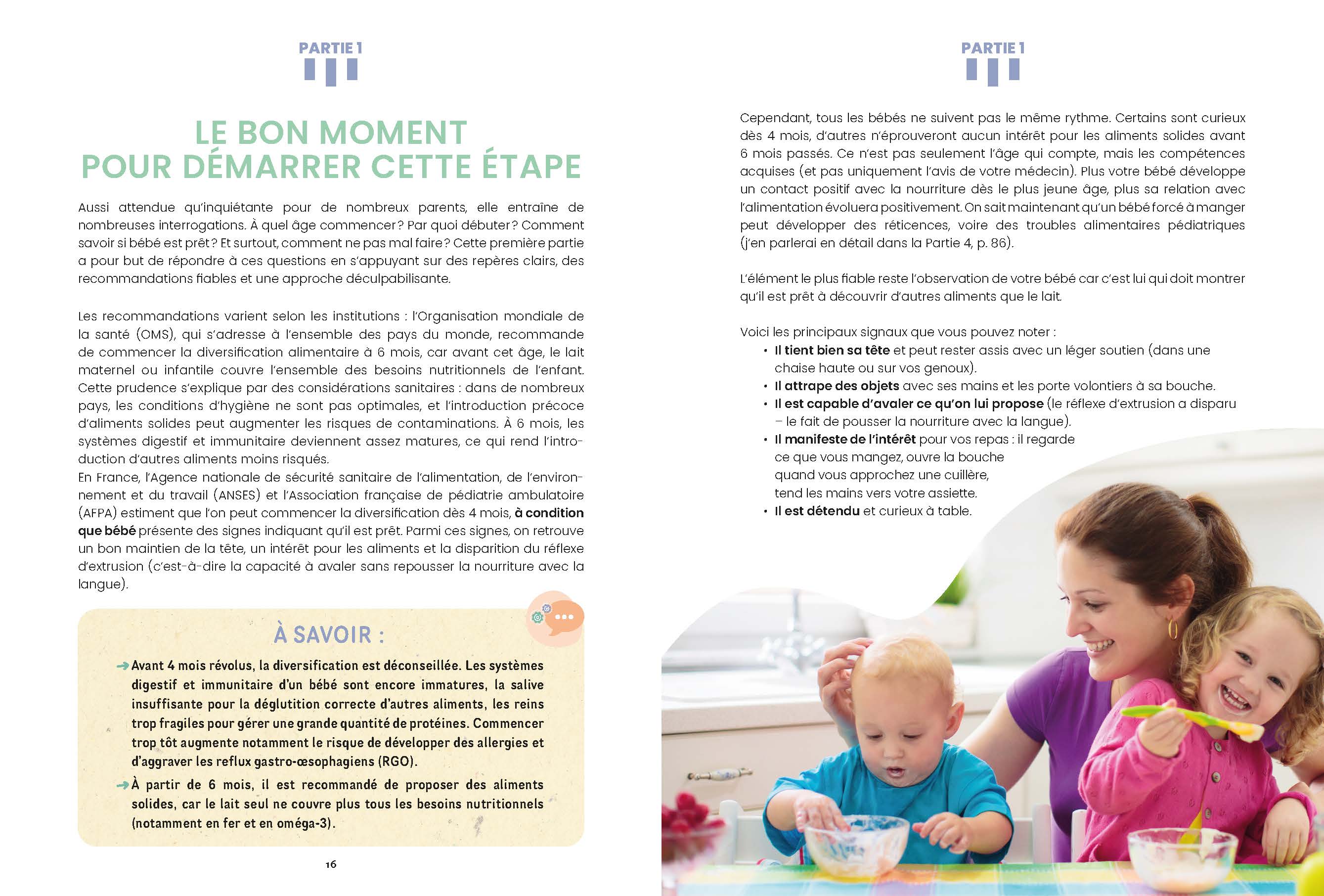 Souccar Piliers santé Purées ou morceaux livre broché bébé