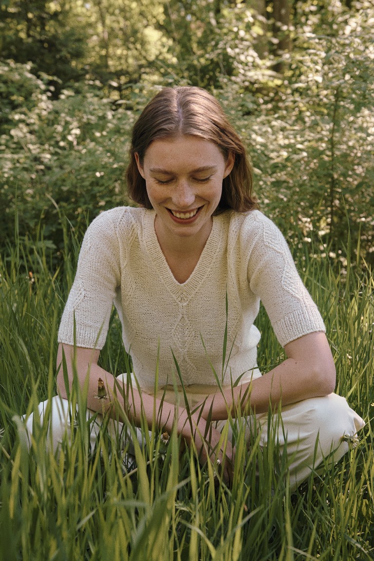 Isager Yarn Kits Forest tee kit tricot tee-shirt