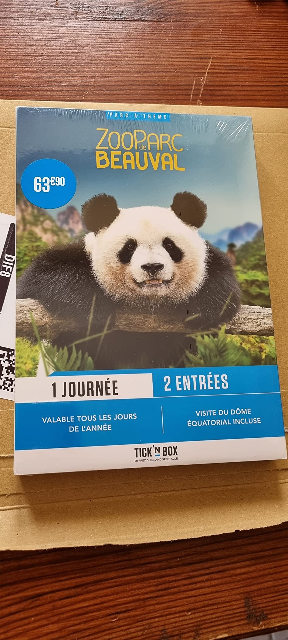 Wonderbox Parcs ZooParc de Beauval coffret cadeau 2 personnes