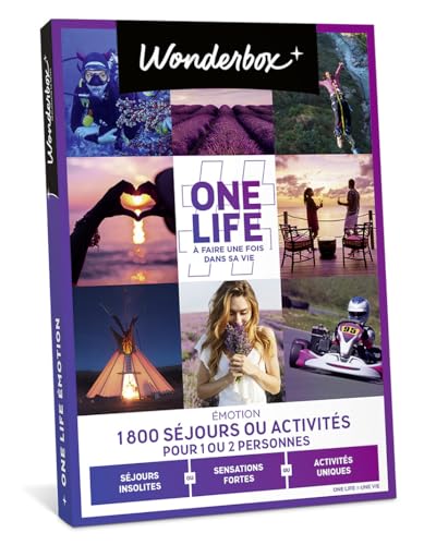 Wonderbox One Life Emotion coffret cadeau sensations 1-2 pers