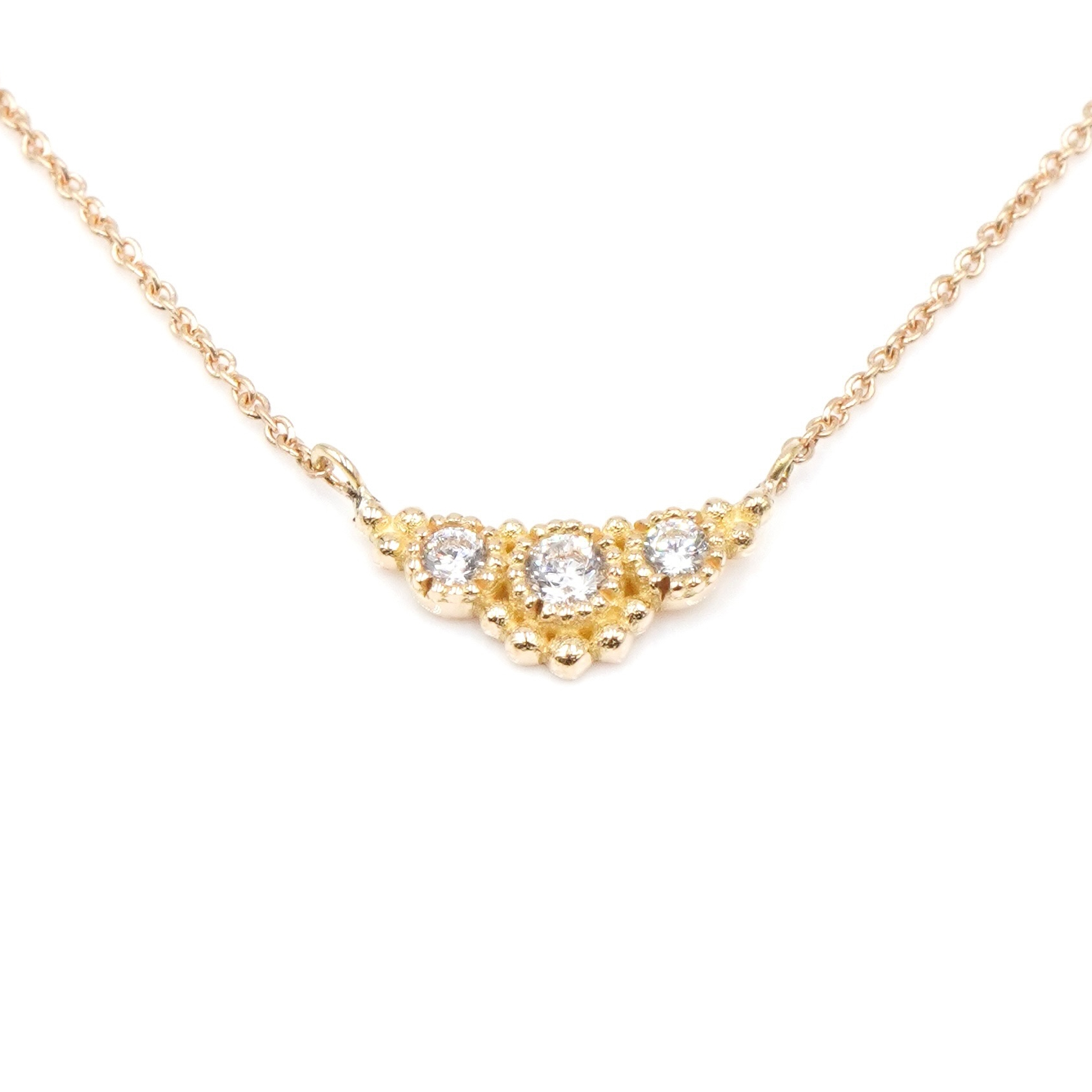 Angèle Brousse Susie Collier Or Jaune 18 Carats Topazes