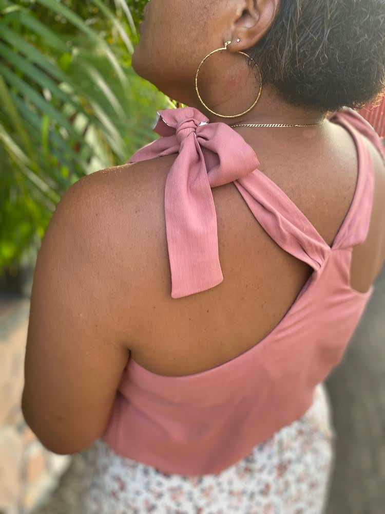 Laeti & Léa Emmelina patron robe top PDF 32-50 décolleté V