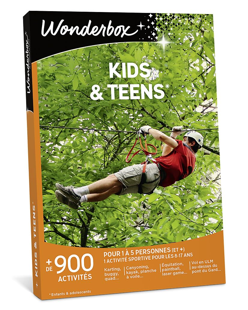 Wonderbox Kids & Teens Aventure coffret enfant 8-17 ans